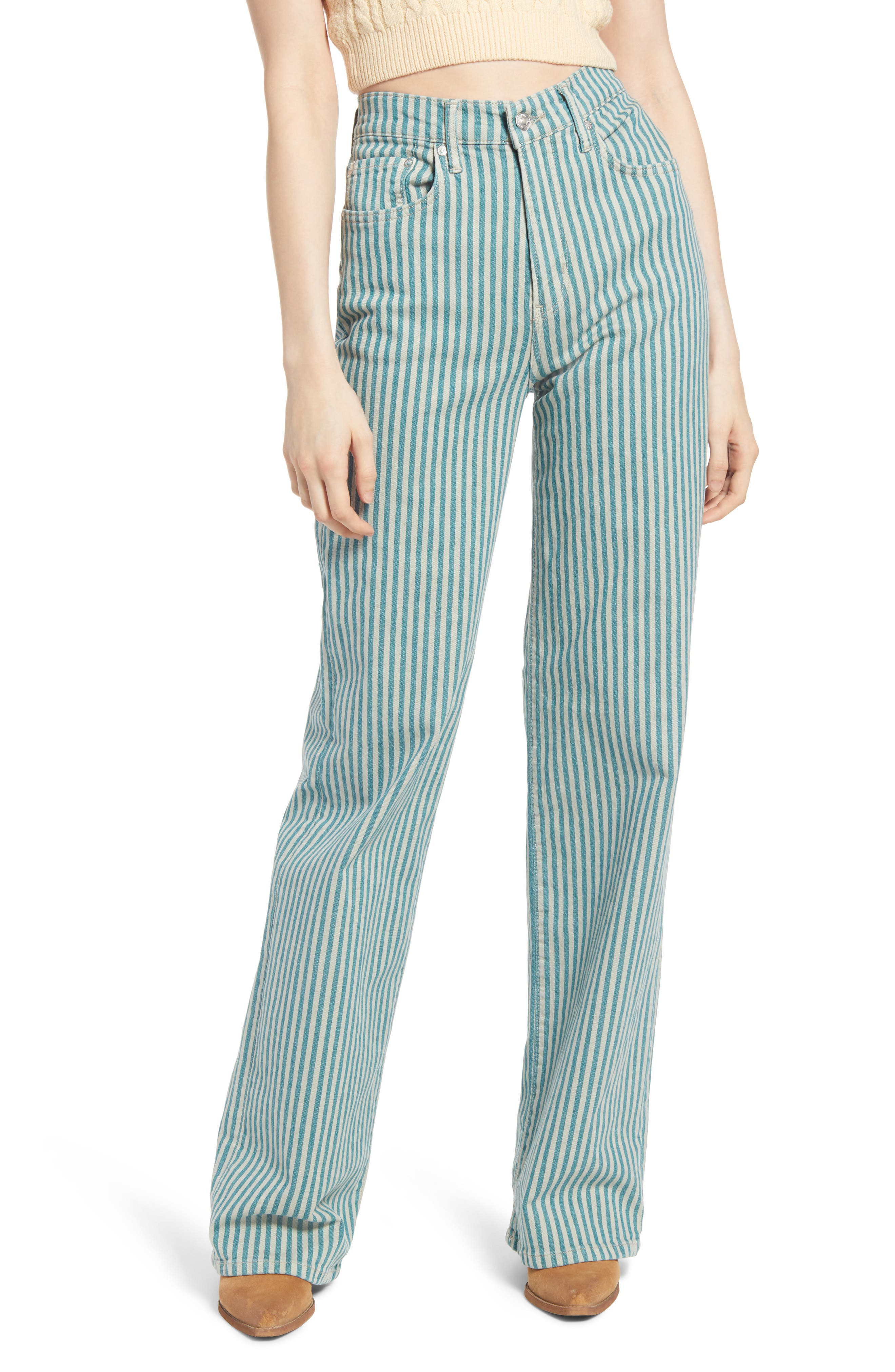 free people striped jeans