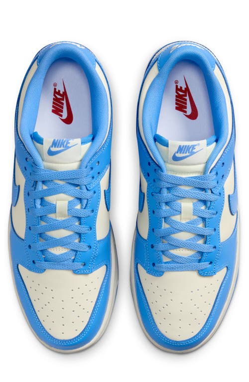 Shop Nike Dunk Low Retro Bttys Sneaker In Coconut Milk/blue/gym Red