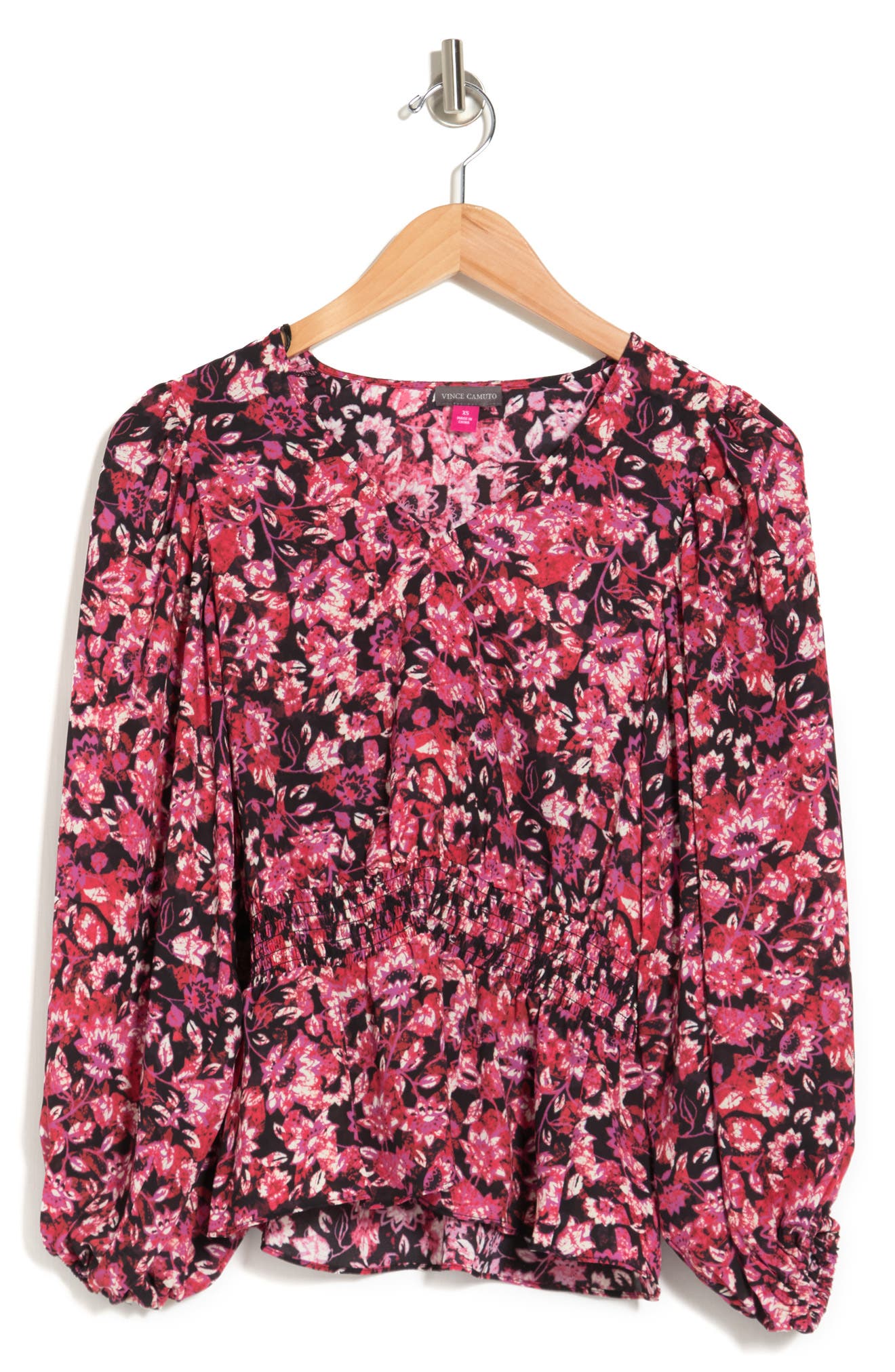 vince camuto long sleeve tops