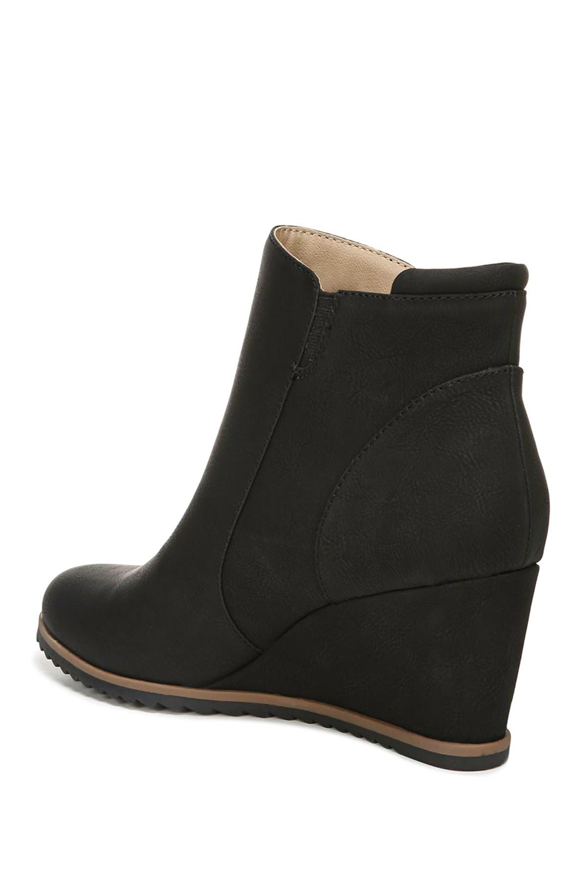 wide width wedge boots