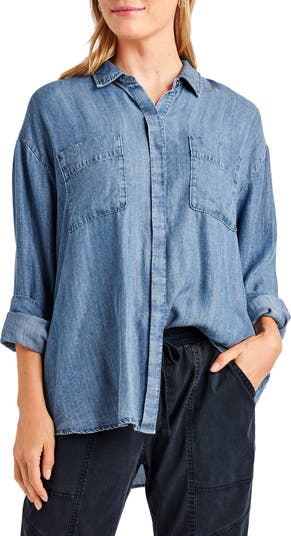 Splendid Macie Chambray Button-Up Shirt | Nordstrom