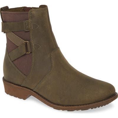 Teva Ellery Waterproof Bootie, Green
