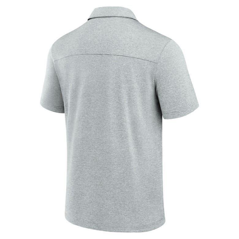 Shop Fanatics Signature Gray Los Angeles Rams Front Office Tech Polo Shirt