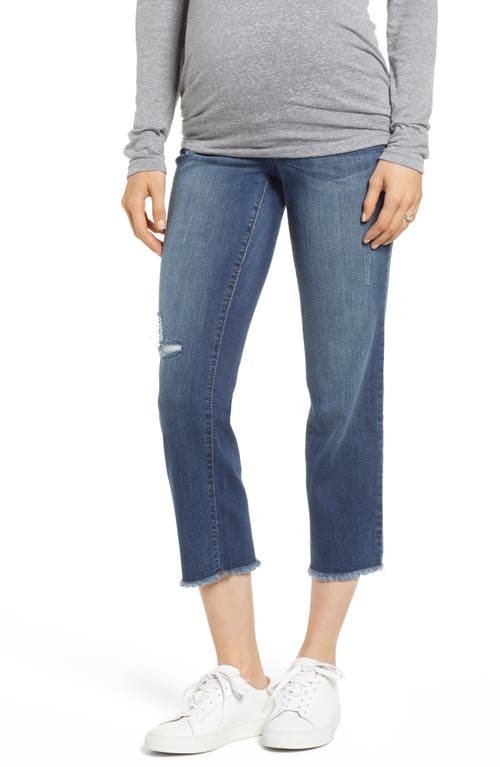 Cassie Crop Straight Leg Maternity Jeans