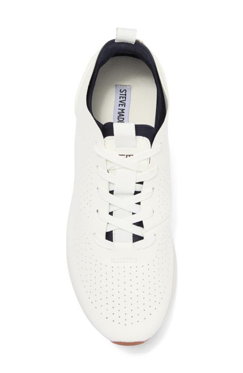 Shop Steve Madden P-brixx Sport Sneaker In Navy/white