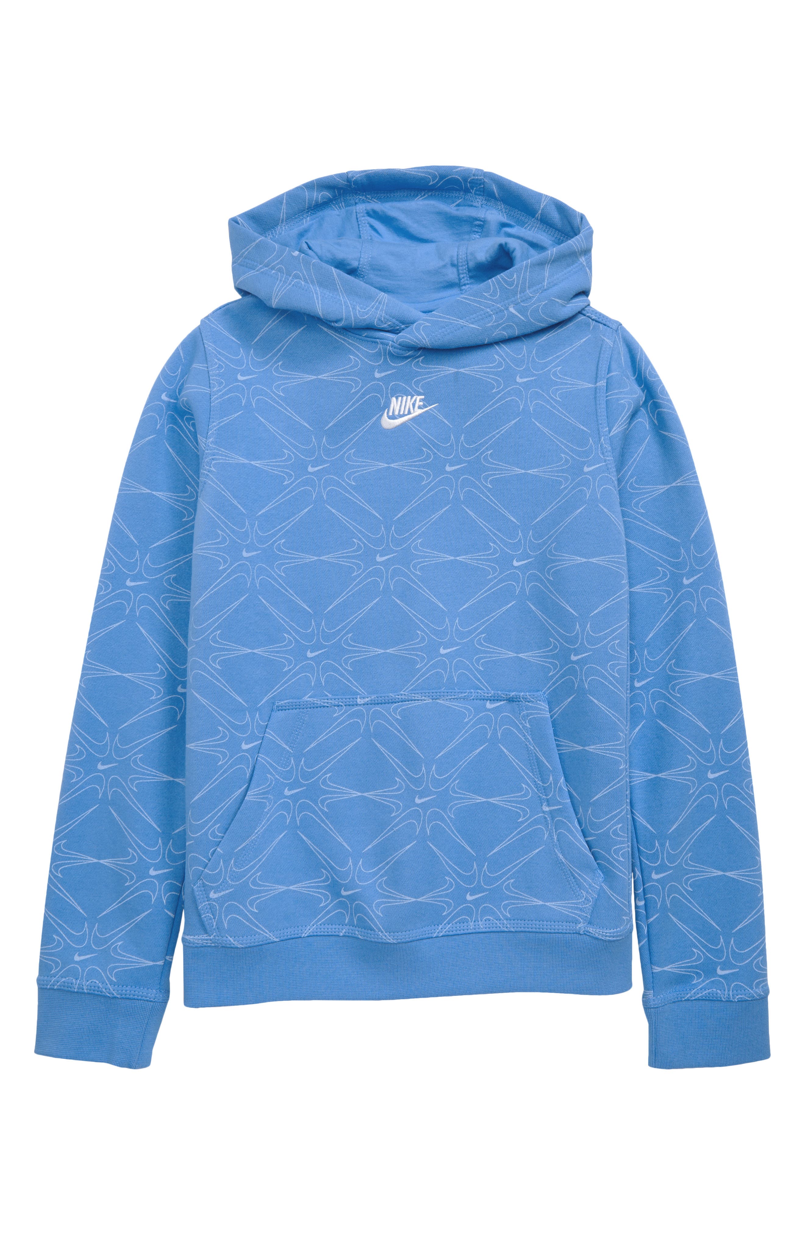 university blue hoodie nike