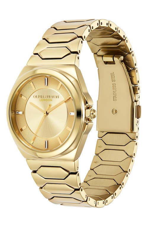 Olivia Burton Lustre Bracelet Watch, 34mm In Gold