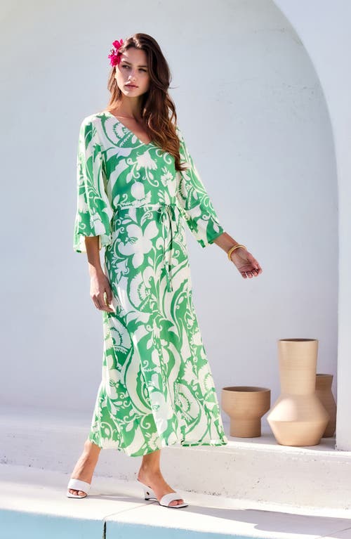 Shop Fifteen Twenty Antonia Floral Maxi Dress In Print