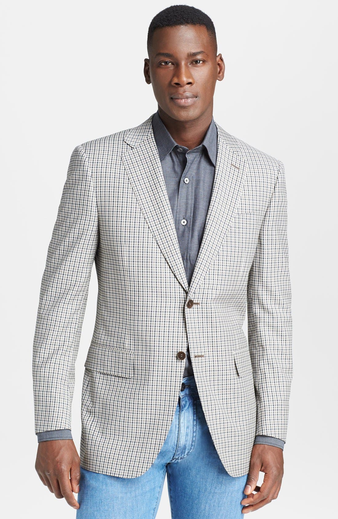 Canali Classic Fit Check Sportcoat Nordstrom