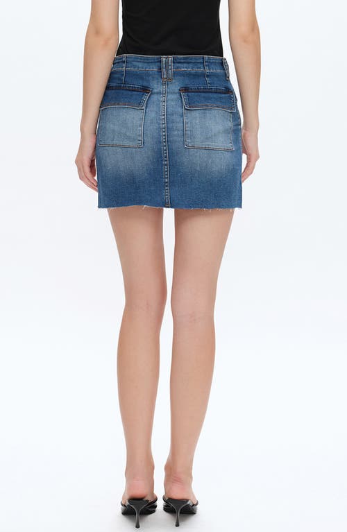 BAYEAS BAYEAS CUTOFF DENIM MINISKIRT
