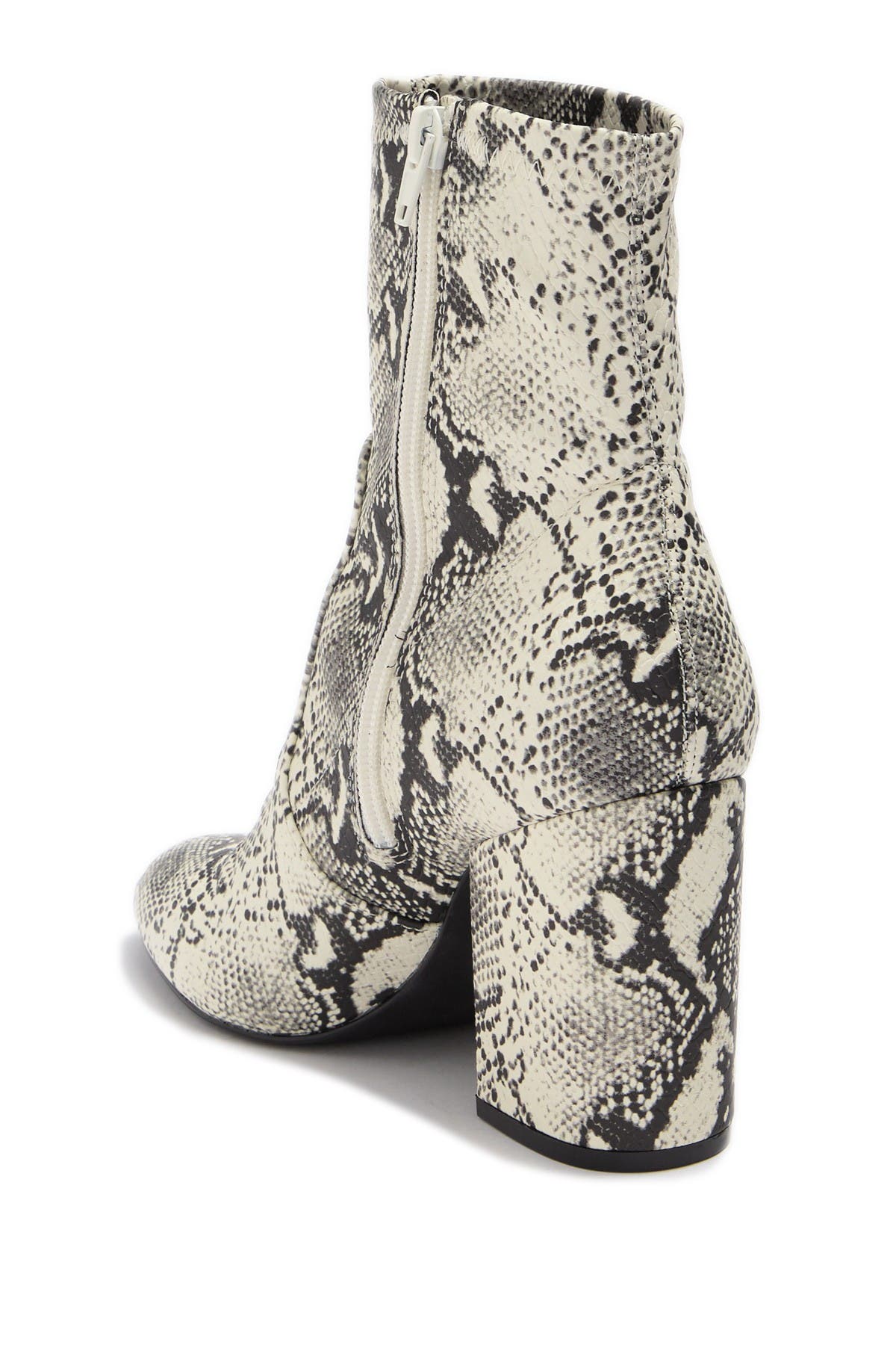 steve madden snake print booties