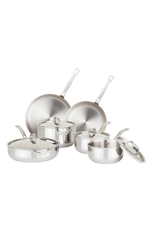 Viking 7-Ply Titanium 10-Piece Cookware Set in Silver at Nordstrom