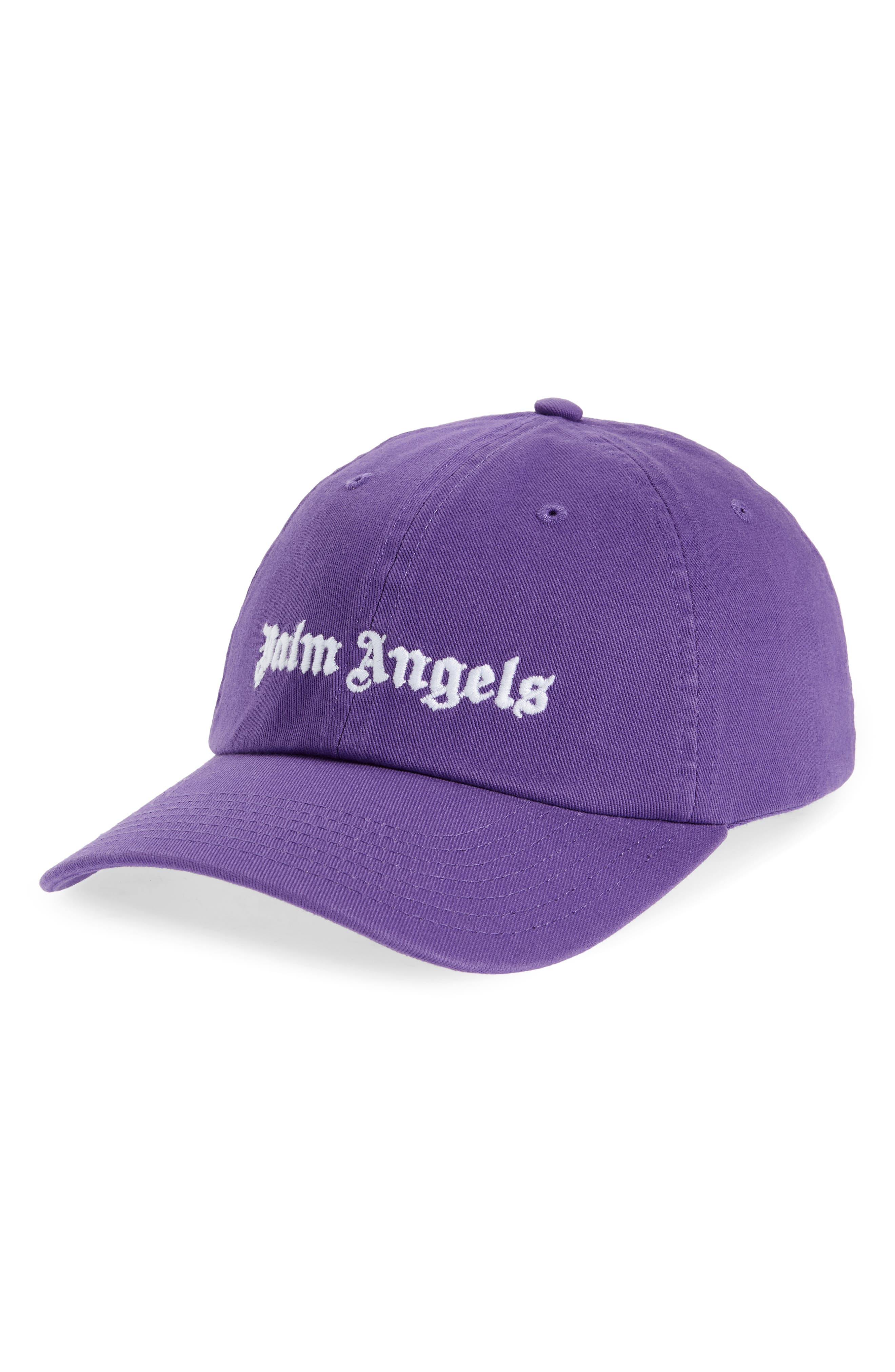 palm angels purple hat