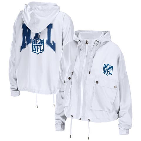 New England Patriots WEAR By Erin Andrews Women's Half-Zip Jacket - Navy