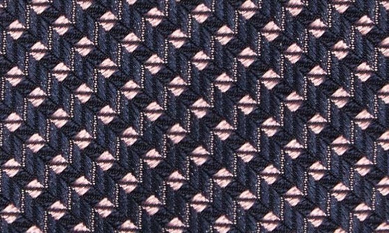 Shop Hugo Boss Boss Geometric Silk Blend Tie In Light Pink