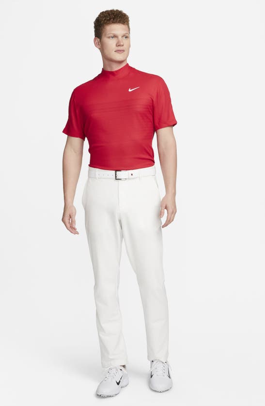NIKE X TIGER WOODS DRI-FIT MOCK NECK GOLF POLO