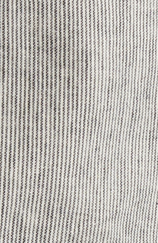 Shop Sessun Notteri Stripe Crop Jacket In White/black