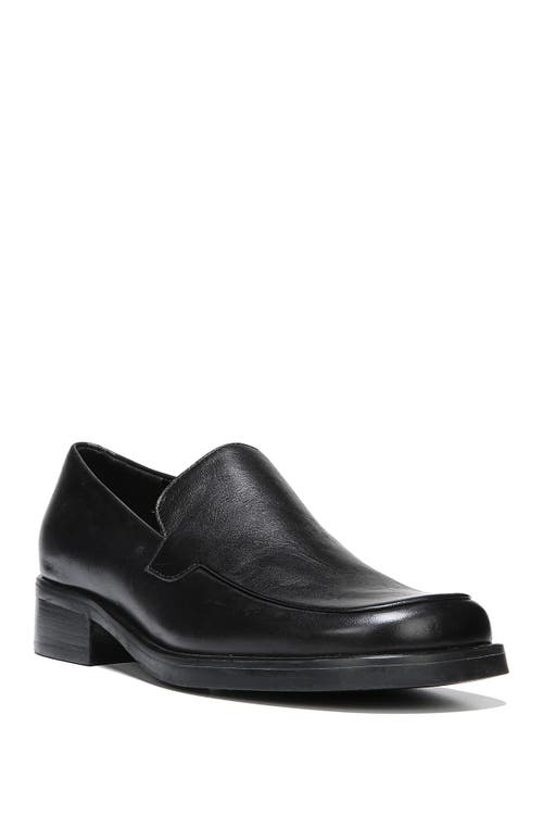 Franco Sarto Bocca Leather Loafer - Multiple Widths Available Black at Nordstrom,
