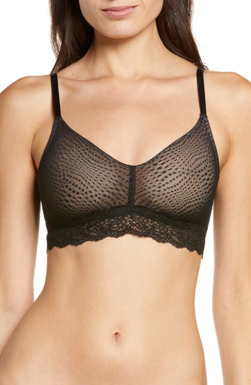 Natori Beyond Convertible Wireless Bra In Blk/cafe