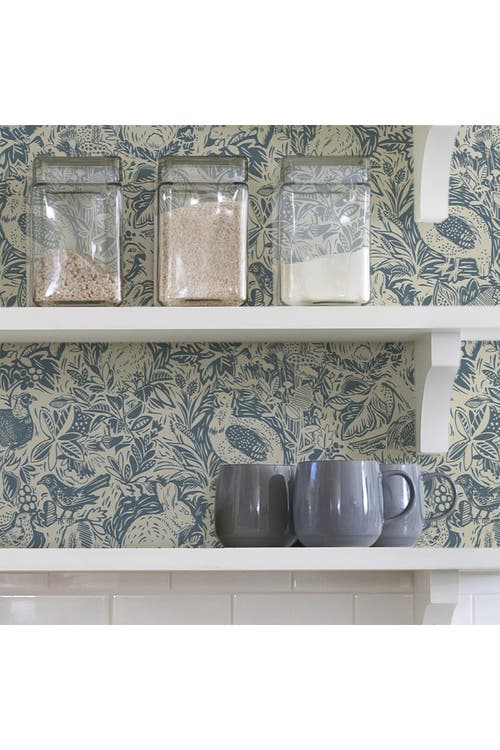 Wallpops Blue Terrene Peel & Stick Wallpaper In Blue