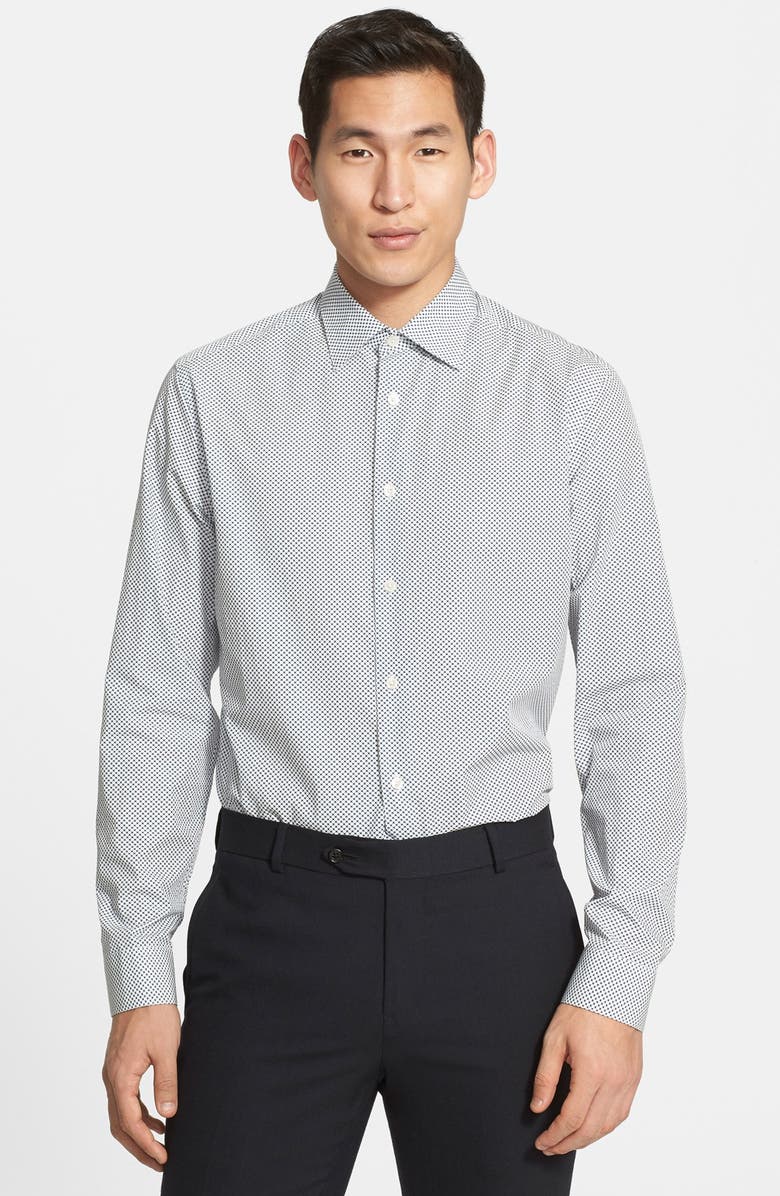 Paul Smith London 'Byard' Trim Fit Dot Print Dress Shirt | Nordstrom