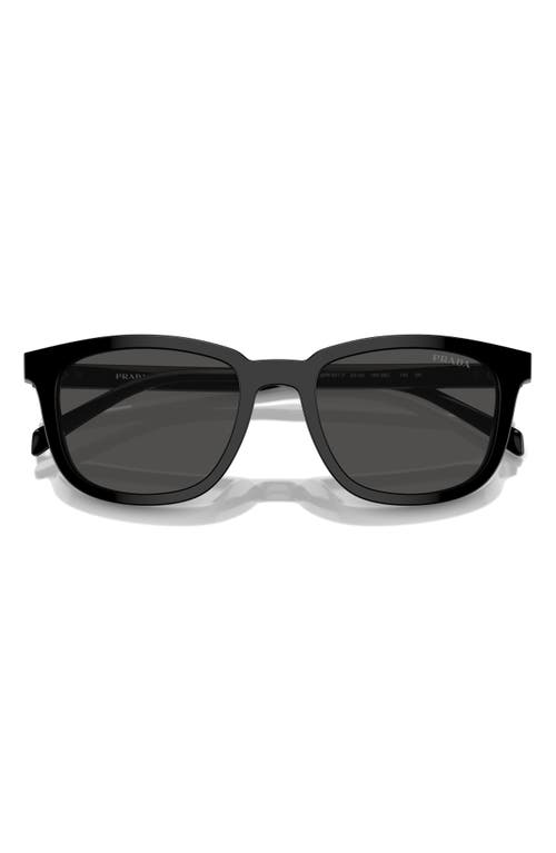 Shop Prada 55mm Pillow Sunglasses In Black/grey