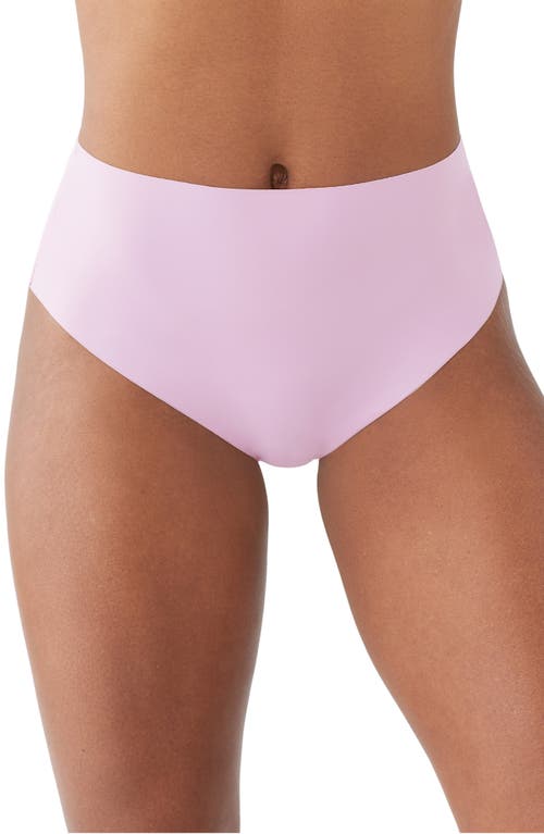 Shop B.tempt'd By Wacoal B.bare High Waist Thong In Dawn Pink