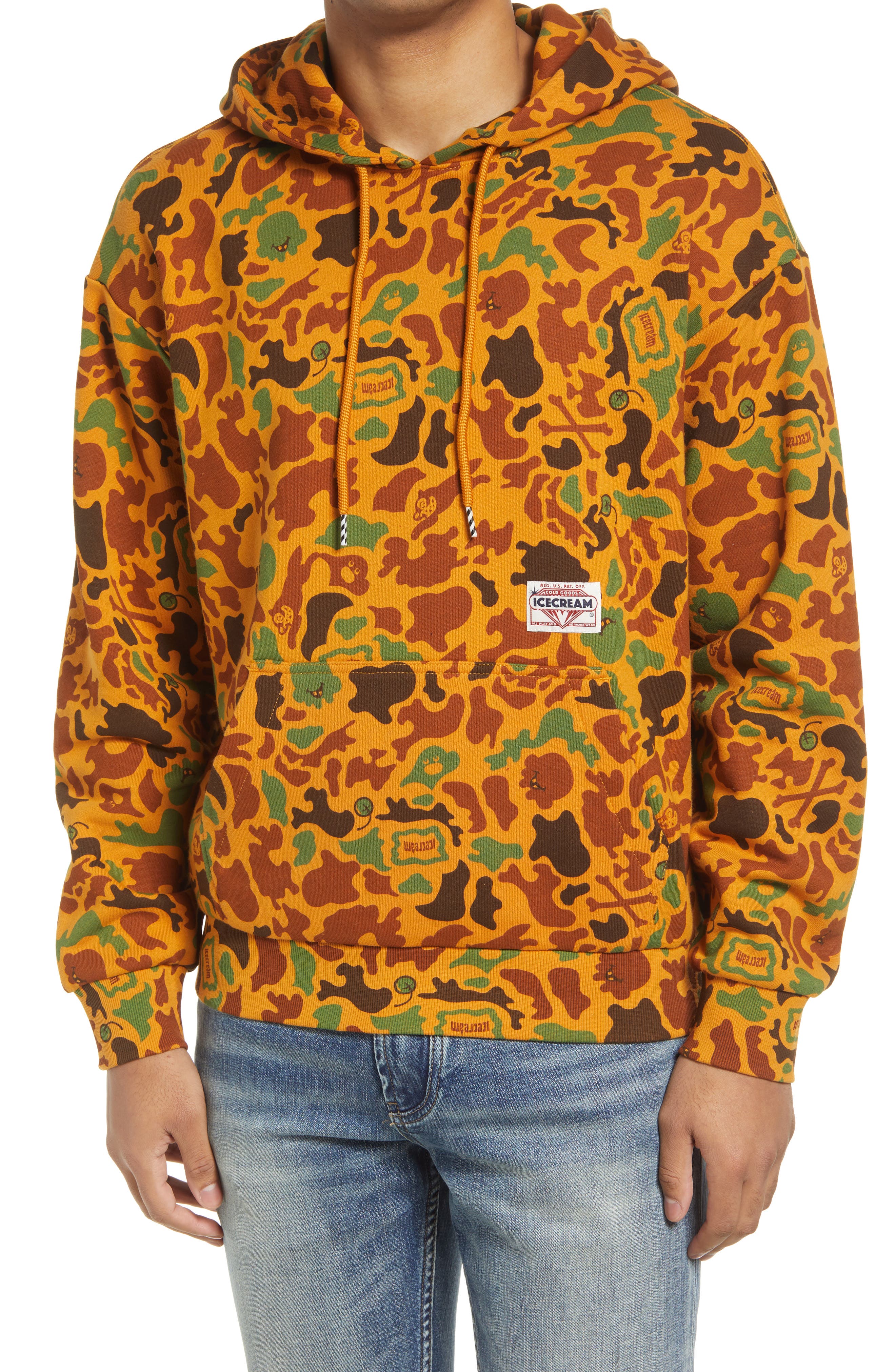 yellow and black mens hoodie
