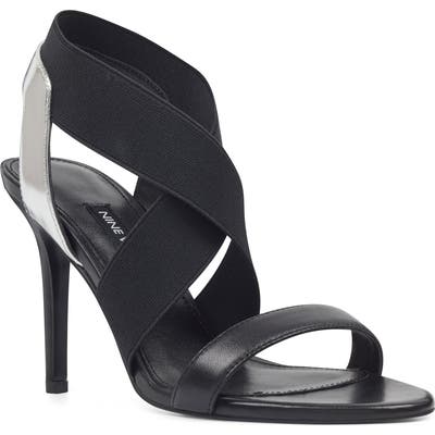 Nine West Maya Strappy Slingback Sandal, Black