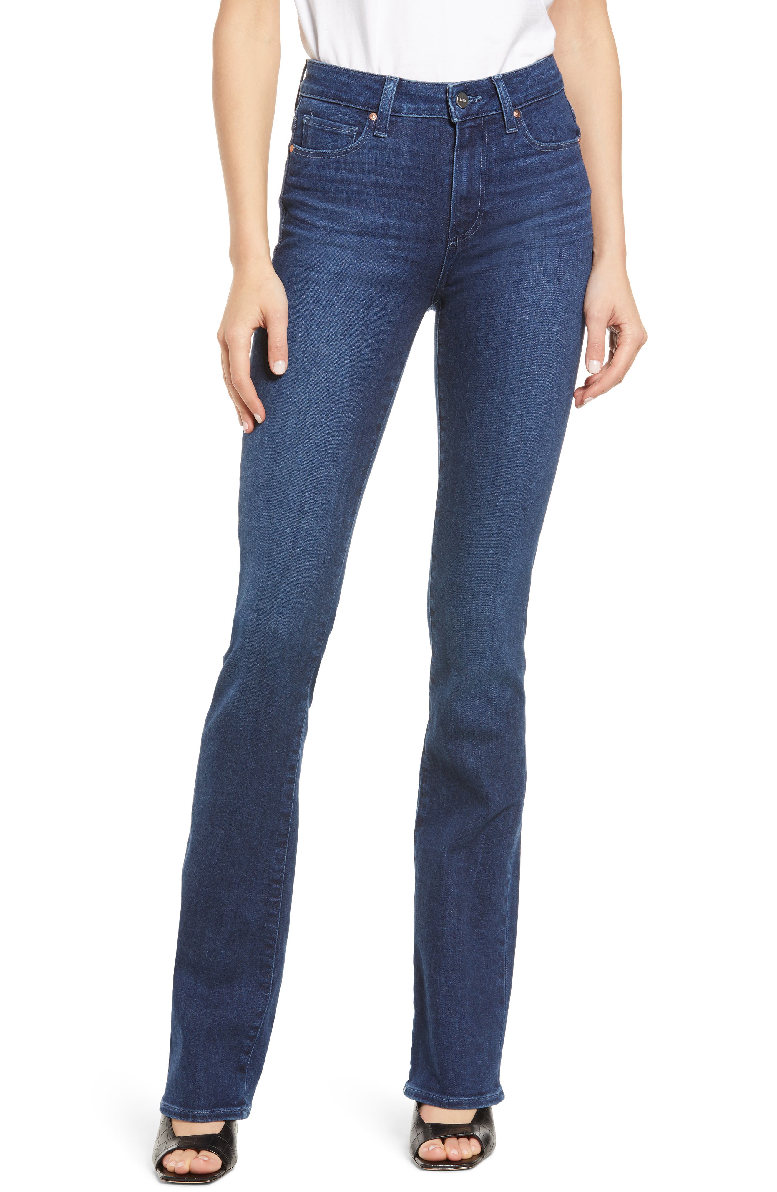 Women's Paige Manhattan High Waist Bootcut Jeans Women's Paige Manhattan High Waist Bootcut Jeans