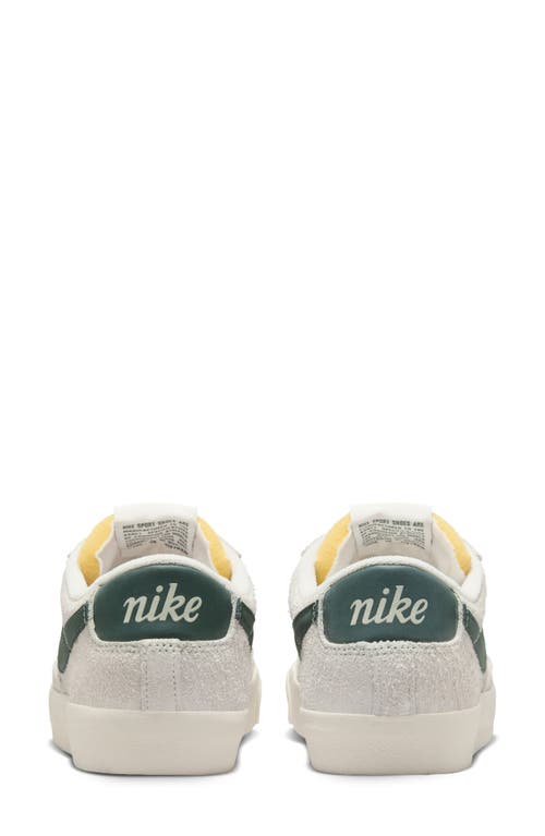 Shop Nike Blazer Low '77 Sneaker In Phantom/green/ivory