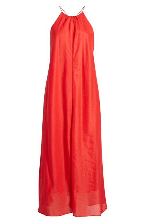 Shop & Other Stories Print Sleeveless Maxi Dress In Red Bright