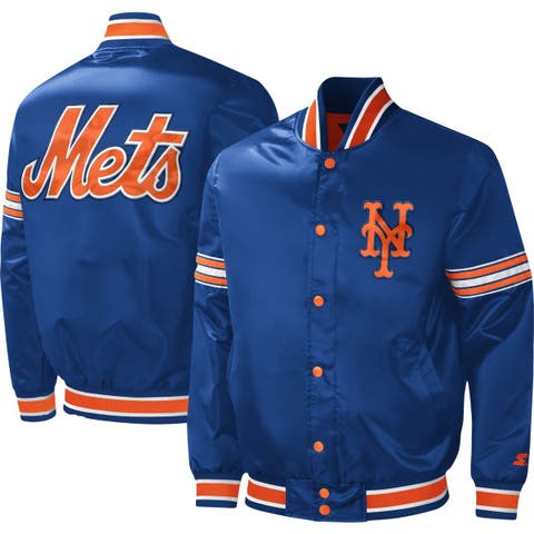 New York Mets Charcoal/Black Varsity Jacket