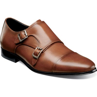 Florsheim Jetson Cap Toe Monk Shoe - Brown