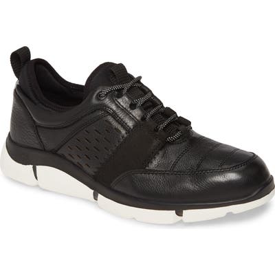 Johnston & Murphy Cleary U-Throat Waterproof Sneaker- Black