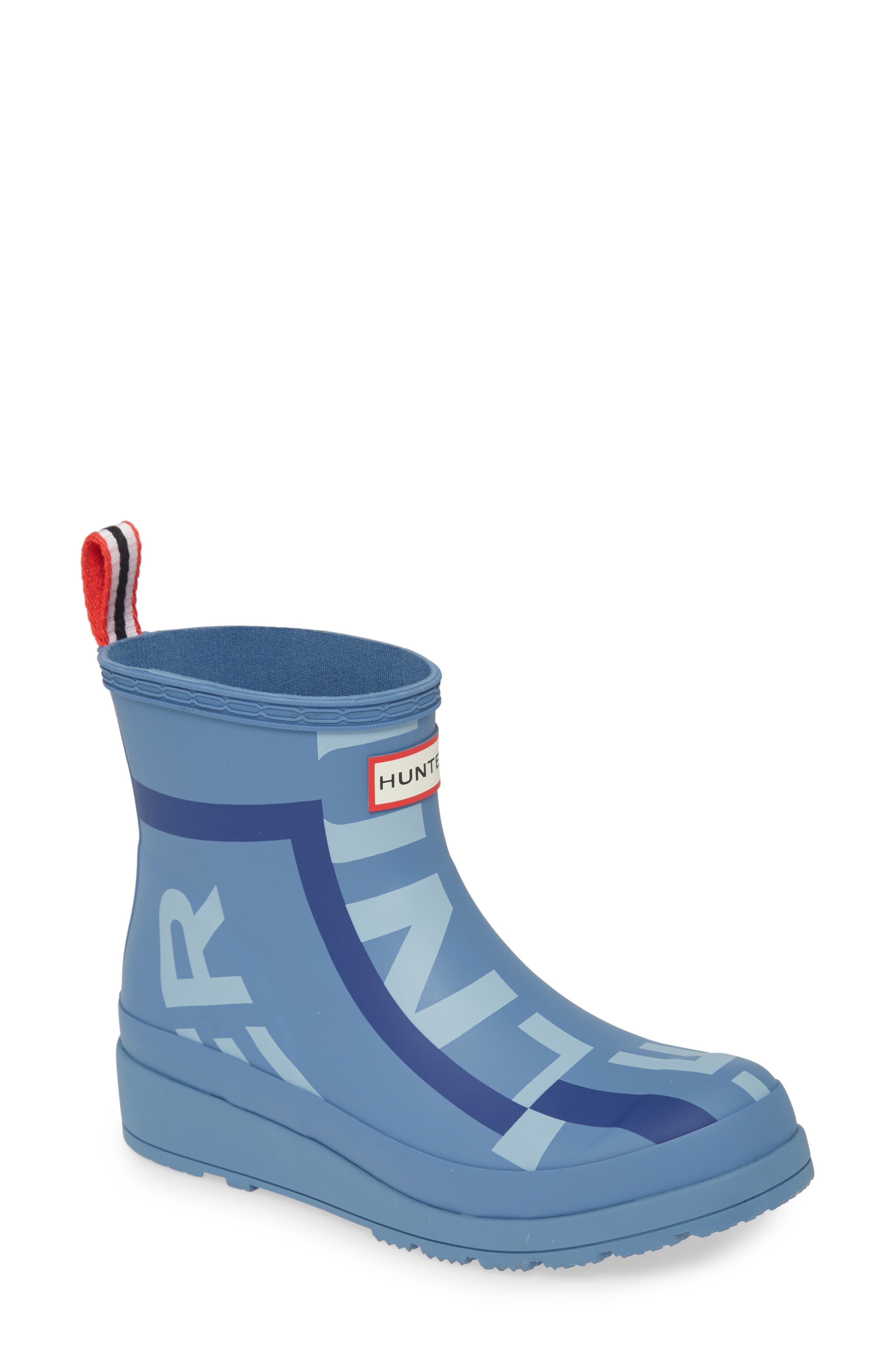 hunter exploded logo snow boots