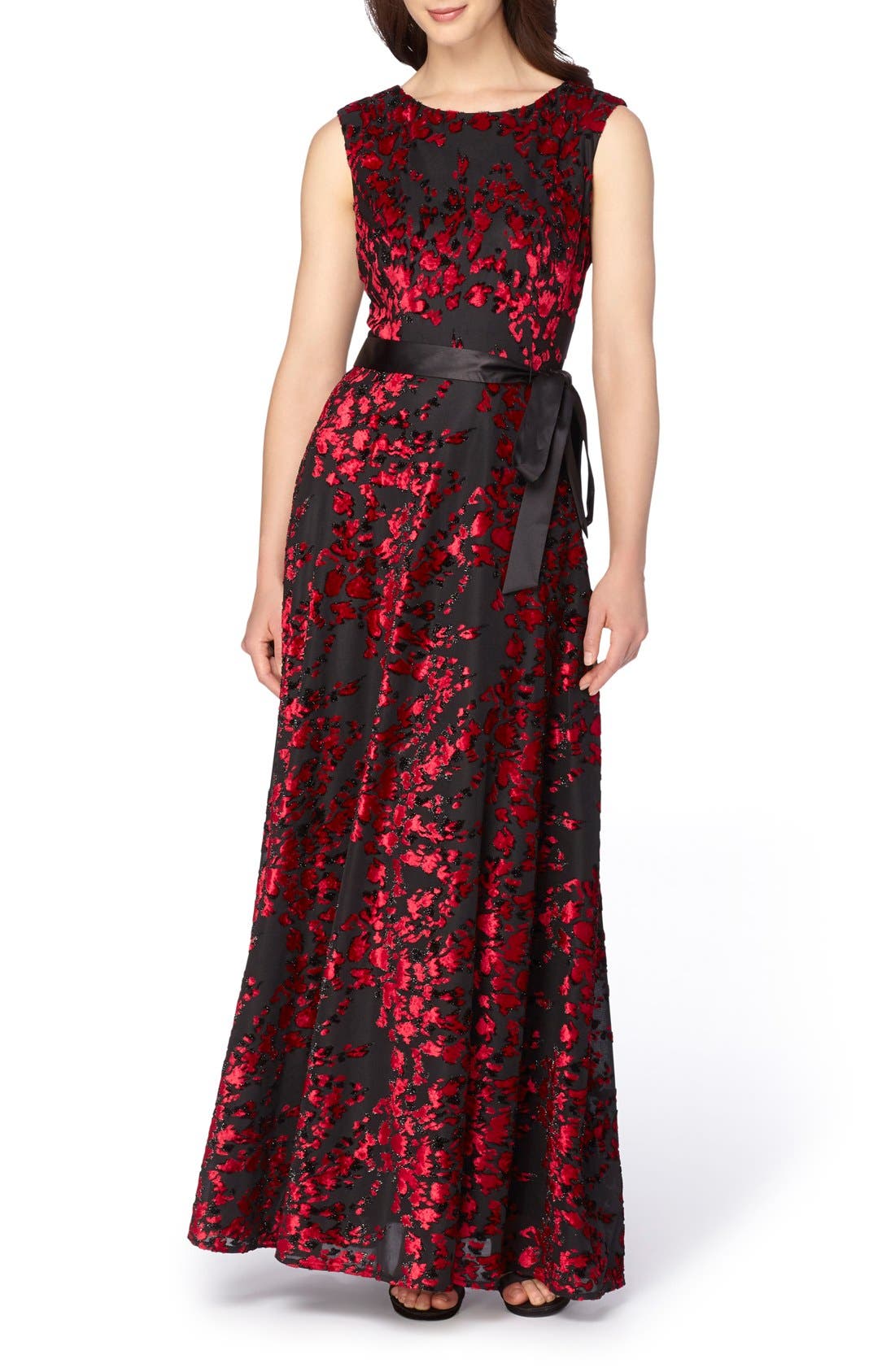 burnout velvet gown