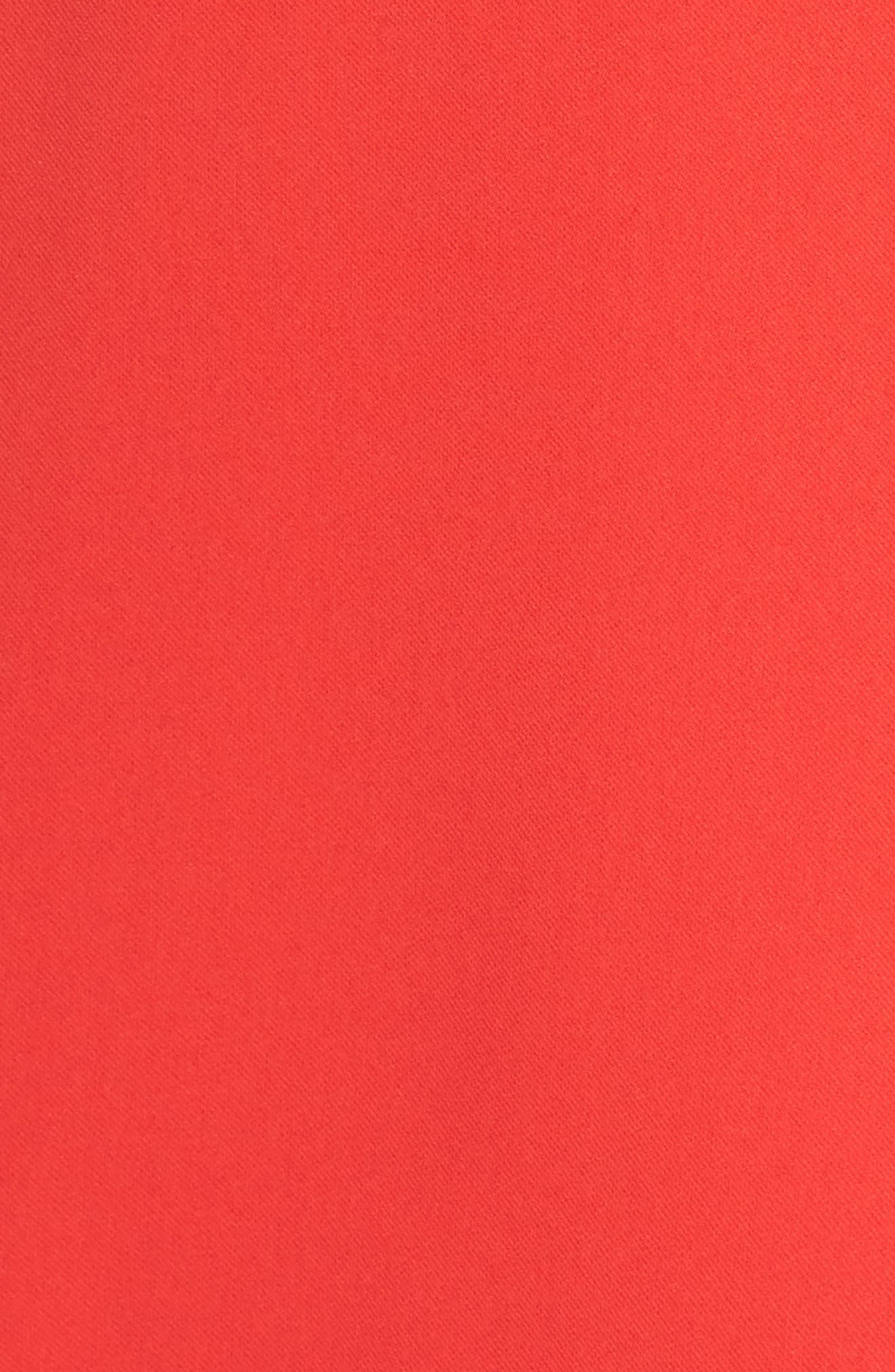 chelsea28 cross front ruffle fit & flare dress