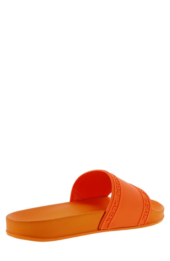 Shop French Connection Fitch Slide Sandal In Orange