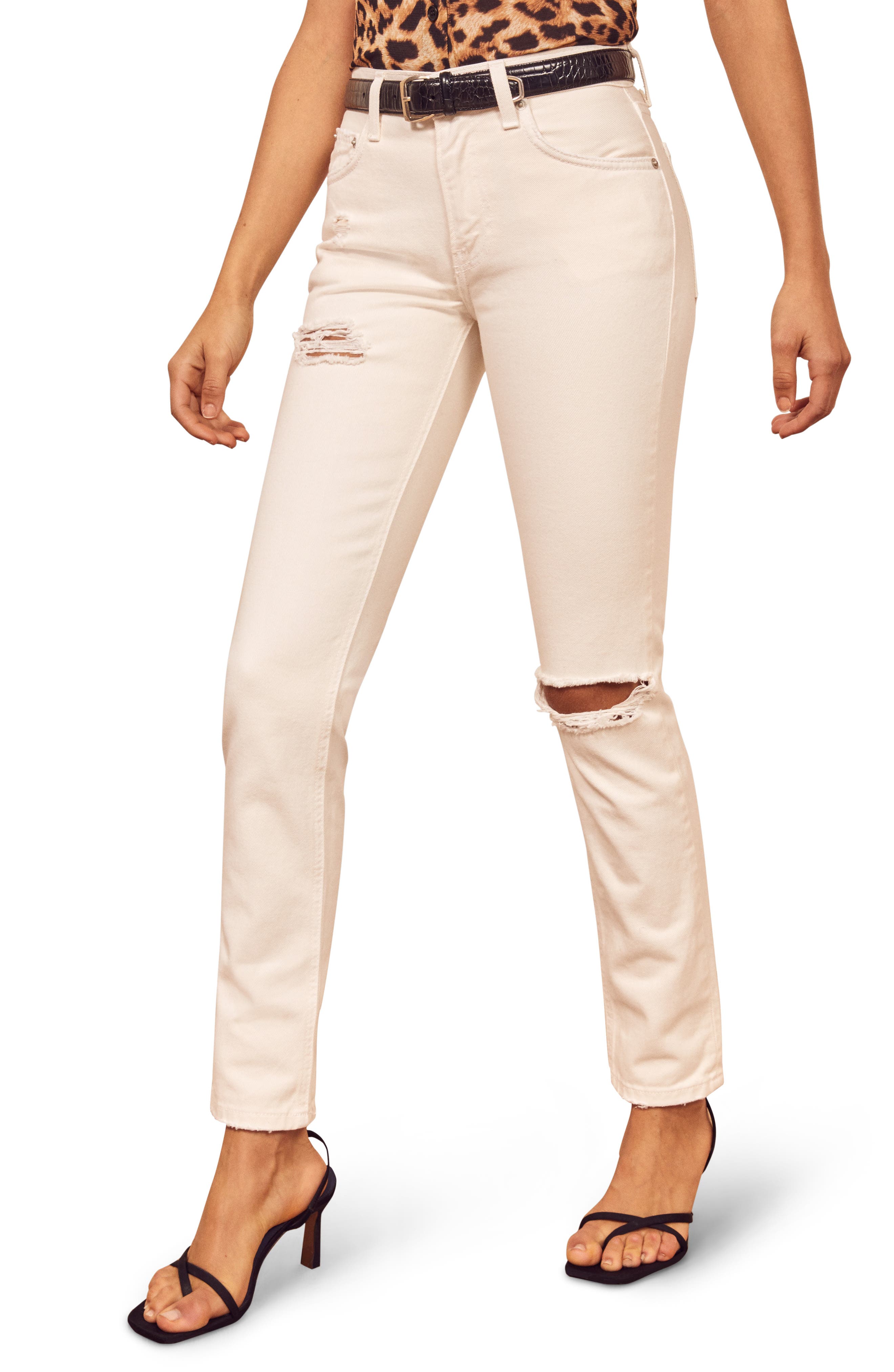 julia high waist cigarette jeans