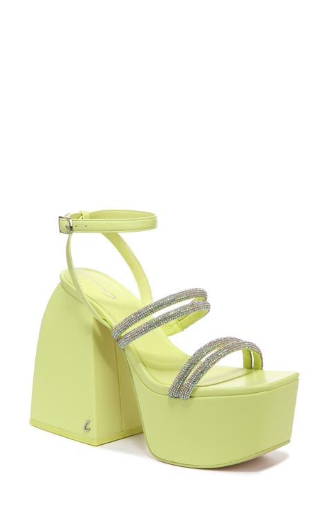 Mila Jewel Ankle Strap Platform Sandal (Women)