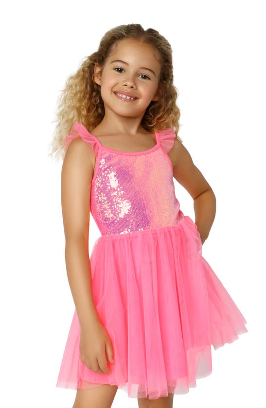 Shop Mia New York Kids' Sequin Tutu Dress In Pink