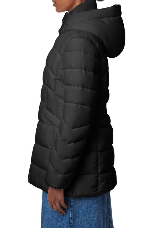 Bernardo Hooded Puffer Jacket With Bib In Black