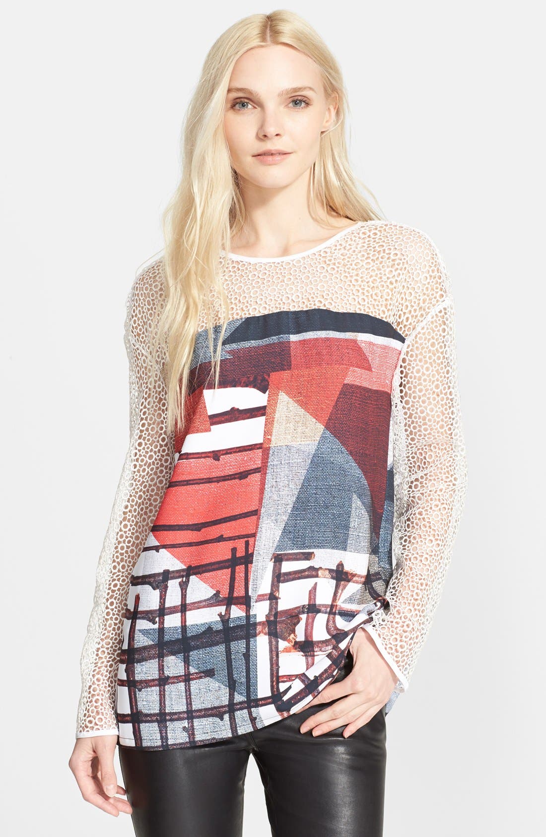 Clover Canyon 'Gradient Plaid' Top | Nordstrom