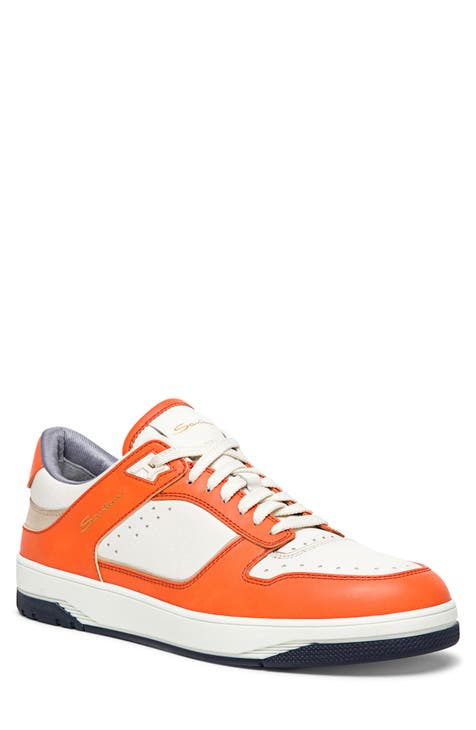 Orange designer shoes cheap