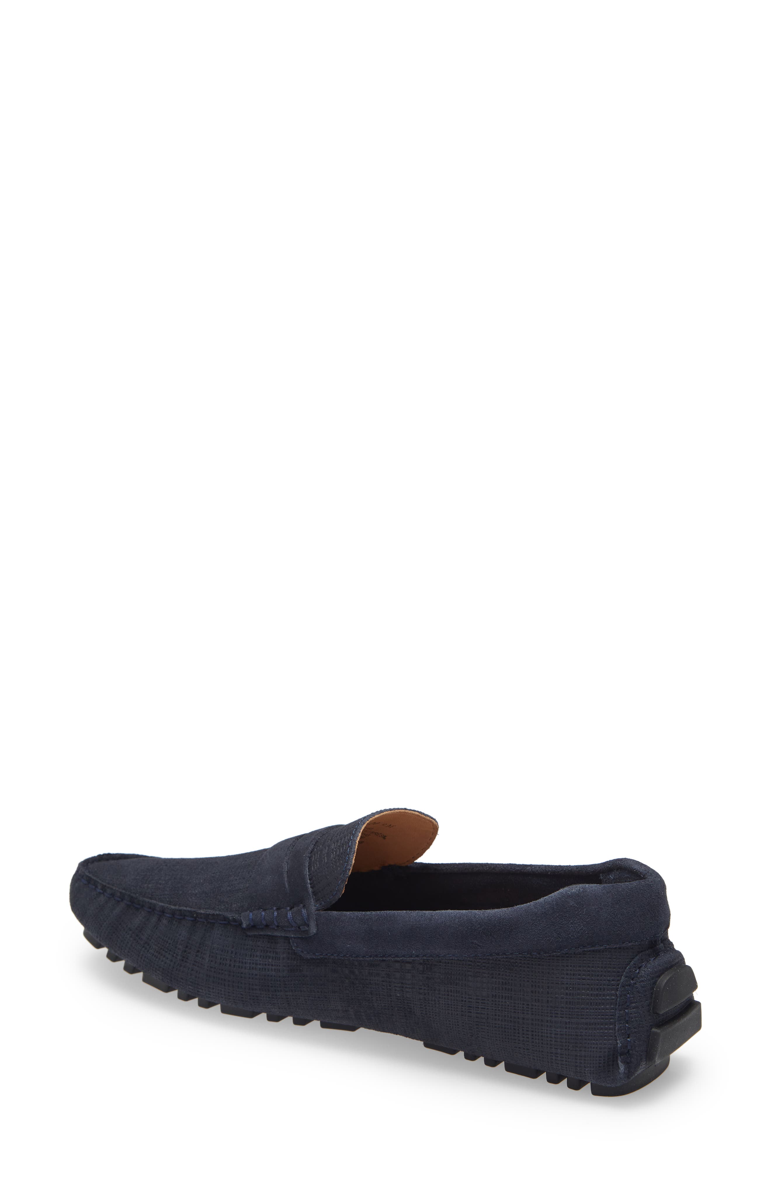 navy loafer shoes