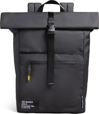 Ted Baker London Clime Rubberized Rolltop Backpack | Nordstrom