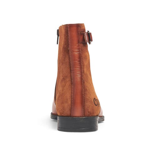 Shop Carlos Santana Spirit Chelsea Boot In Cognac