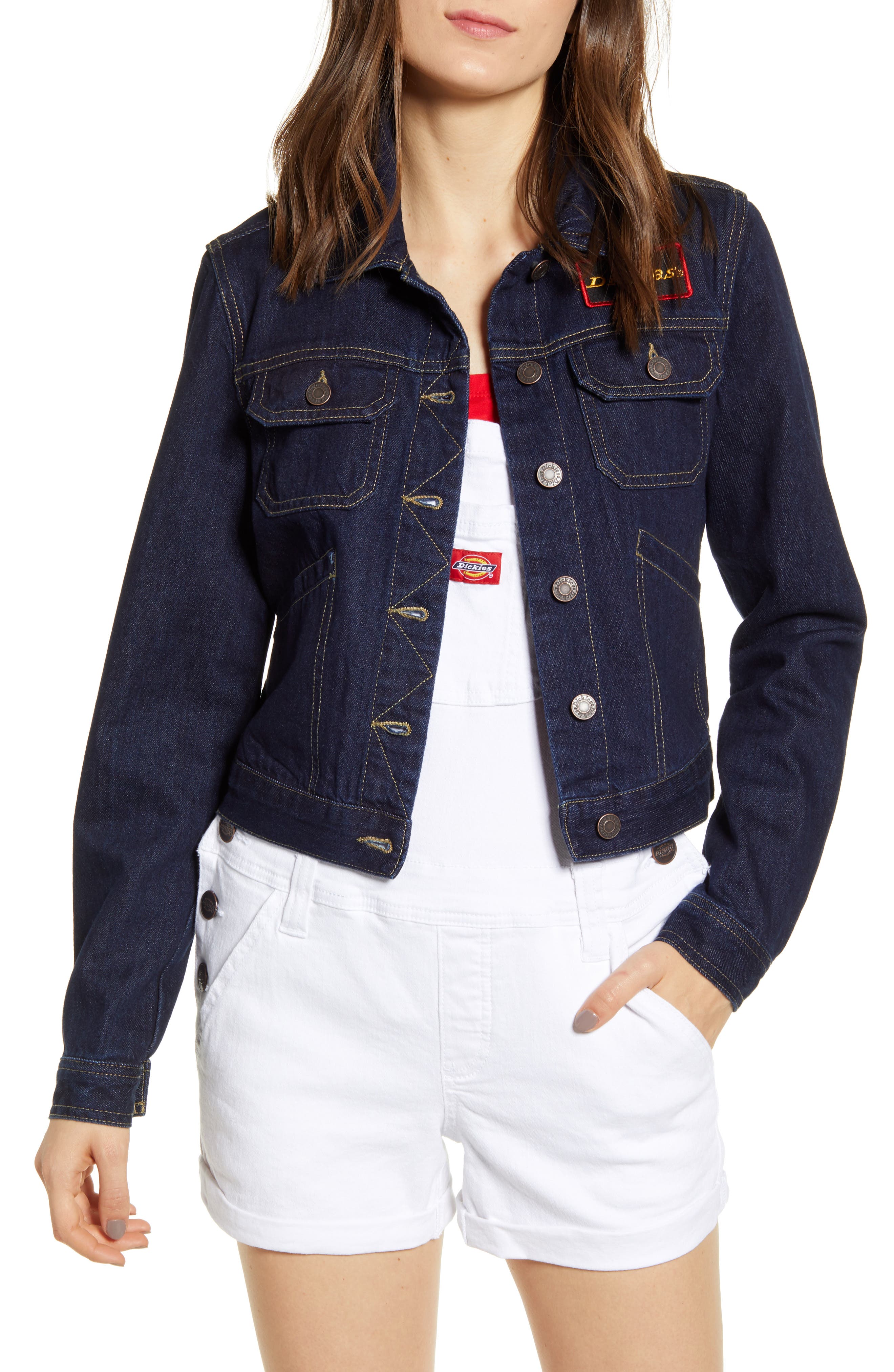 dickies denim vest