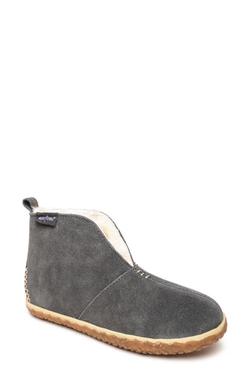 Tucson Faux Fur Lined Bootie in Charcoal